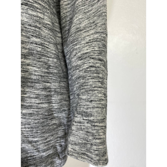 Ava & Viv Heather Gray Cowl Neck Athletic Realaxed Fit Winter Sweater 1X - Picture 4 of 7